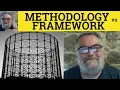 Methodology vs Framework - Framework or Methodology