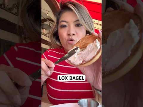 Lox Bagel #salmon #creamcheese #fallintoshorts