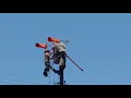 LADWP Los Angeles Department of Water Power Replace Transformer on Power Pole Heatwave July 8 2018