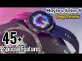 Haylou Solar 5 watch Unboxing Deep Review 45 Special Features