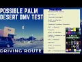 Practice Driving For Possible Palm Desert California DMV Test Route Behind The Wheel Test