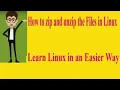 How to Zip and Unzip Directories on Linux