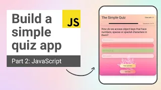 Build a Simple Quiz App part 2 JavaScript
