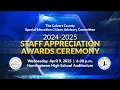 Special Education Citizen Advisory Committee SECAC 2024-2025 Staff Appreciation Awards Ceremony