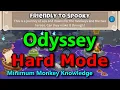 BTD6 Odyssey Hard Mode Minimum Monkey Knowledge Friendly to Spooky