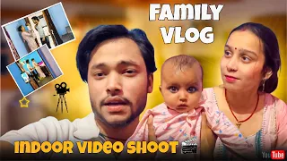 Family Vlog indoor video shoot 😍🏠 || #THESKBOY #Vlog #FamliyVlog #MastiVlog #BTS #behindthesceneVlog
