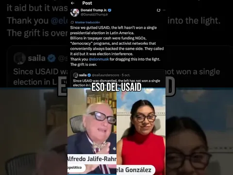 USAID en Latinoamérica: ¿Ayuda o influencia política? #shorts | Alfredo Jalife