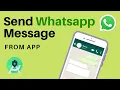 Send Whatsapp message from App Whatsapp integration Full Tutorial Android Studio