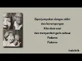 Kekal - Nadin Amizah | Lirik Lagu