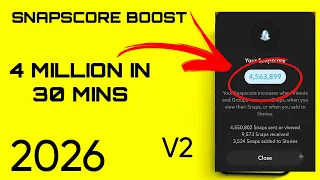 V2 UPDATE New Free Snapchat Snapscore Bot Auto 2026 - 4 MIL SNAPSCORE IN 30 MINS
