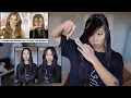 Face framing layers hair at home DIY haircut Rachel McKeown guide