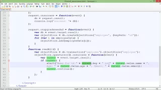 HTML5 - Indexed DB
