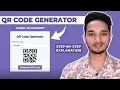How to Build a QR-Code Generator Using JAVASCRIPT Step-By-Step Explanation