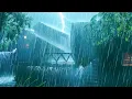 Download Lagu Can't Sleep Tonight? Try Listening to Natural Rain Sounds⛈️Real Heavy Rain \u0026 Mighty Thunder at Night