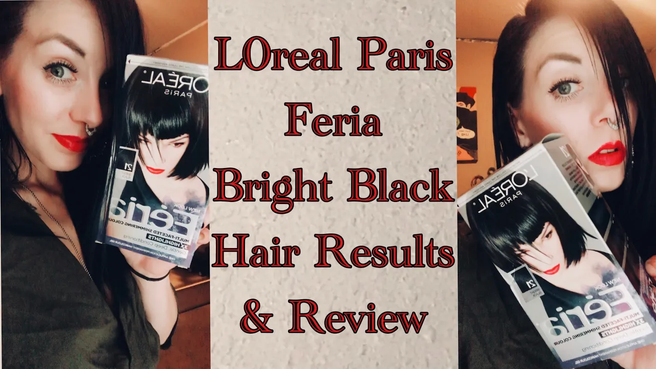 l'oreal paris feria bright black review