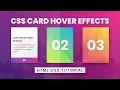 CSS Card Hover Effects Html CSS