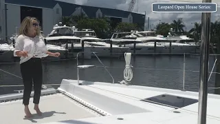 E8 This Cat is HOT, Walkthrough Tour of  Leopard 58 Catamaran Sailboat