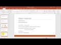 Excel VBA Object Methods