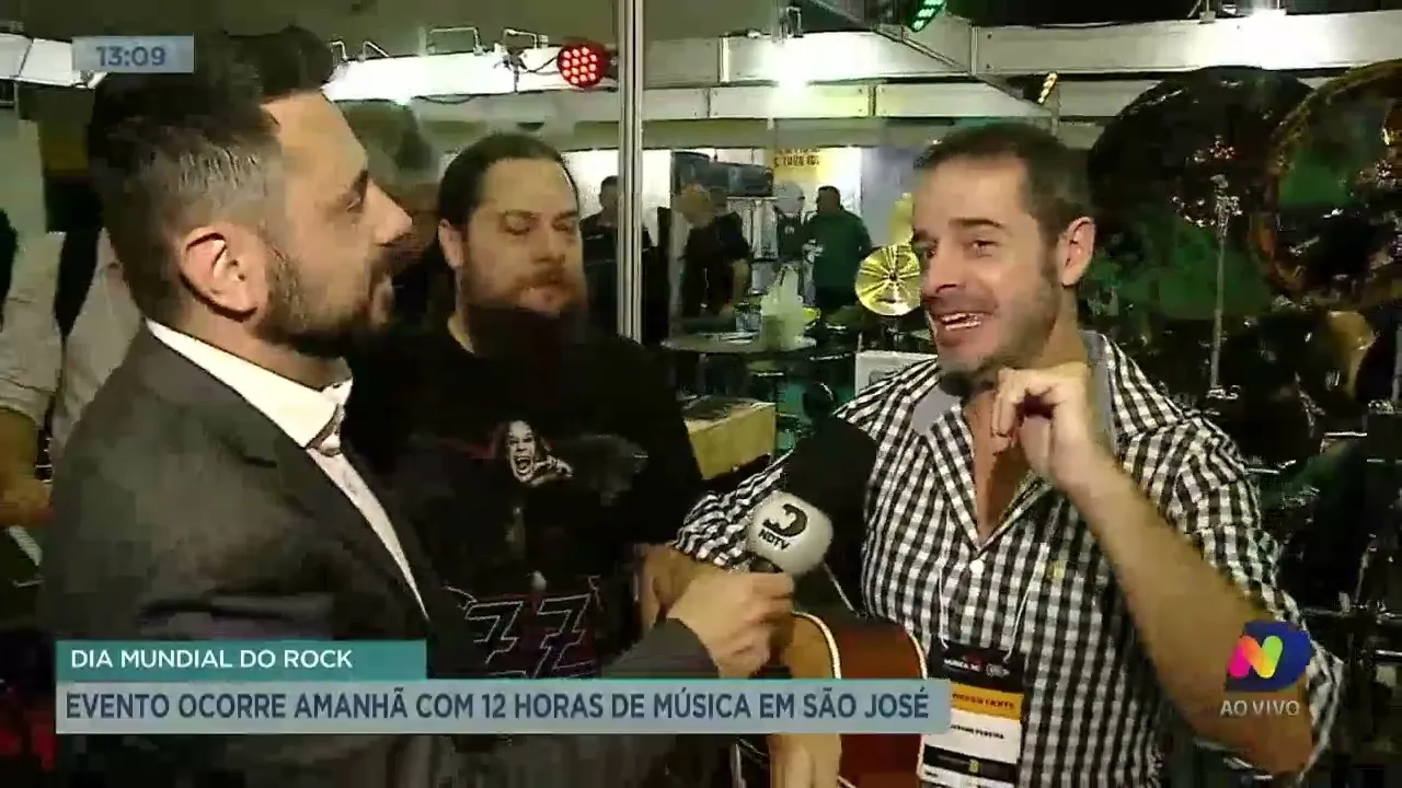 Dia Mundial do Rock: evento ocorre sábado com 12 horas de música em São José