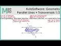KutaSoftware Geometry - Parallel Lines And Transversals Part 1