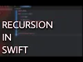 Reccursion in Swift write a reccursive program Swift for beginners Coderswift