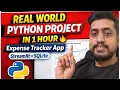 Real World Python Project in 1 Hour Expense Tracker App Streamlit SQLite