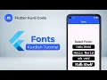 Flutter Font - Kurdish Tutorial with English Subtitles
