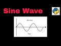 Python program to plot sine wave graph
