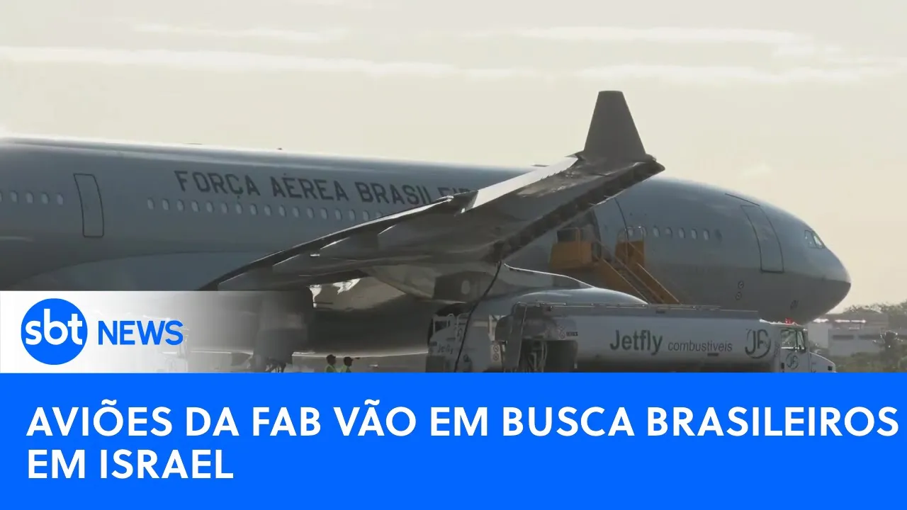 Itamaraty vai mandar 6 aviões para resgate de brasileiros em Israel | #SBTNewsnaTV (09/10/23)