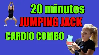 20 minutes at home sweaty cardio jumping jacks edition quick workout