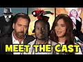 SPIDER-MAN INTO THE SPIDER-VERSE Voice Actors Behind The Scenes - Hailee Steinfeld Nic Cage