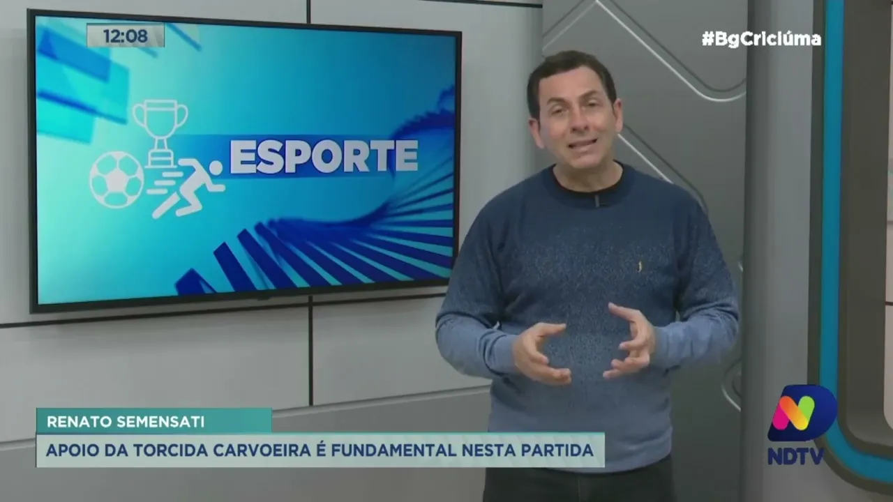 Renato Semensati: o jogo é importantíssimo para o Criciúma