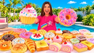 COMPLETEI A COLEÇÃO DE SQUISHY DE PADARIA MAIS RARA *achei um super raro