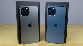 iPhone 12 Pro 12 Pro Max Graphite vs Pacific Blue - Which to get