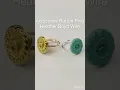 Adjustable Vintage Button Ring TUTORIAL LINK IN COMMENTS