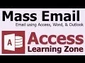 Send Bulk Email from Microsoft Access using Word Outlook