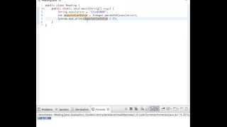 Convert Strings to Numbers Java