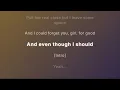 Morgan Wallen - Just In Case (Lyrics) 🖤 | Emotional Country Song