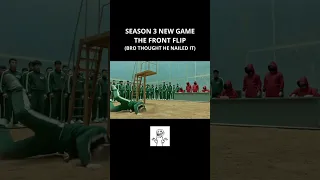 SQUID GAME SEASON 3 NEW GAME THE FRONT FLIP  SQUID GAME SEASON 3 NEW GAME THE FRONT FLIP