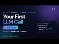 Ep1 Your First LLM Call in Python for FREE no OpenAI bill