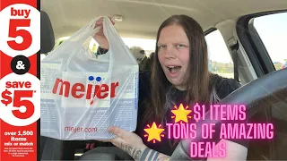 Meijer couponing deals - Buy 5 save 5 1 deals this week
