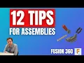 Fusion 360 Joints and Assemblies - 12 Tips For Beginners Joints