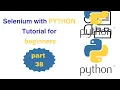 038 Handle Dynamic Dropdown Web Automation Selenium Python