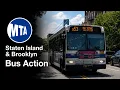 NYC Bus Staten Island and Brooklyn Bus Action