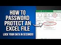 How to Password Protect an Excel File 2026 Guide