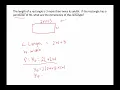 Example of Problem Solving Finding Dimensions of Rectangle Given Perimeter