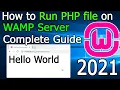 How to Run PHP Program in WAMP Server on Windows 10 2021 Update Step by Step Complete Guide