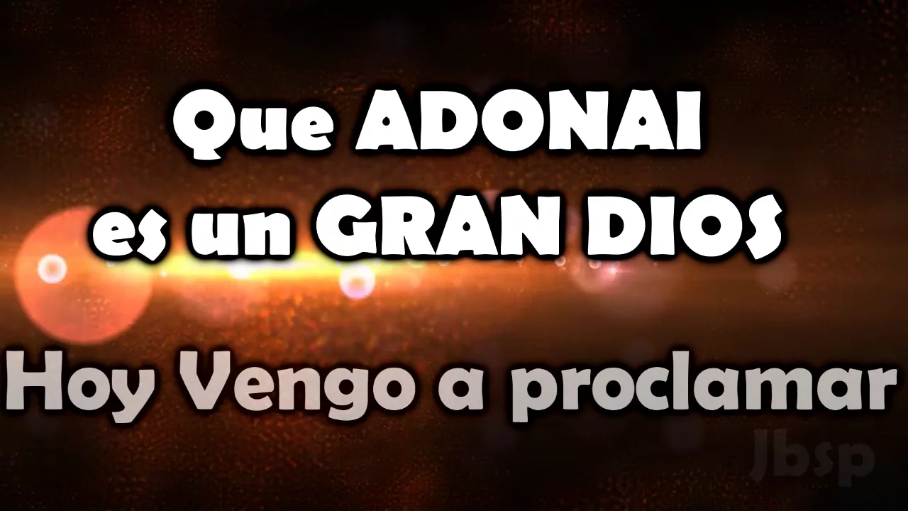 Lechu Neranena L'Adonai // Paul Wilbur // (Spanish Version )(Letra/Lyrics)