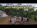 KAGET..BEDAH RUMAH KANG ODE GERAK CEPAT PONDASI BADAN RUMAH SELESAI LANJUR PEMASANGAN BATA HEBEL 