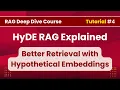 HyDE RAG Explained Hypothetical Document Embeddings for Better Retrieval